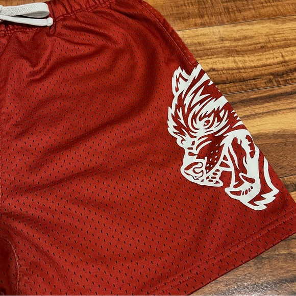 DARC SPORT Wolves Club Classics Shorts in Red - Picture 3 of 7